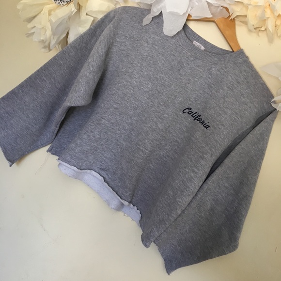 Brandy Melville Sweaters - Brandy Melville | Galt California Crop Sweatshirt